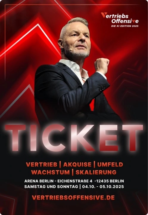 Vertriebsoffensive 2025: KI Edition mit Dirk Kreuter in Berlin